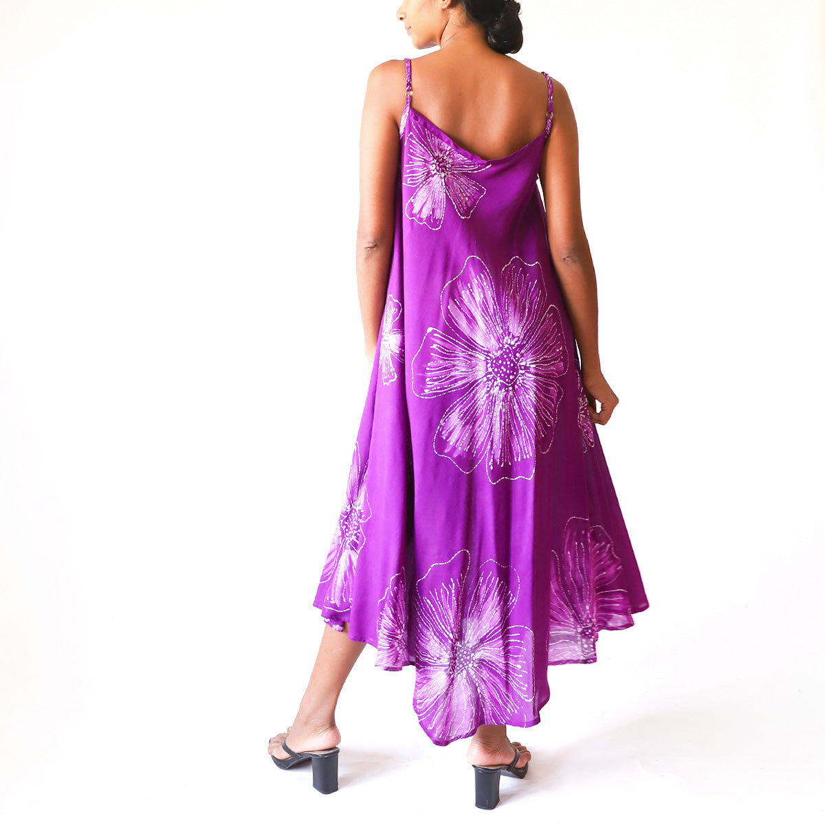 Violet Bloom Batik Dress