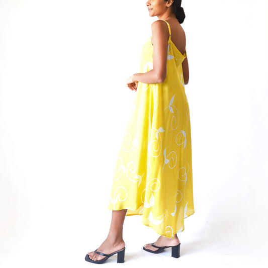 Sunshine Vine Batik Dress