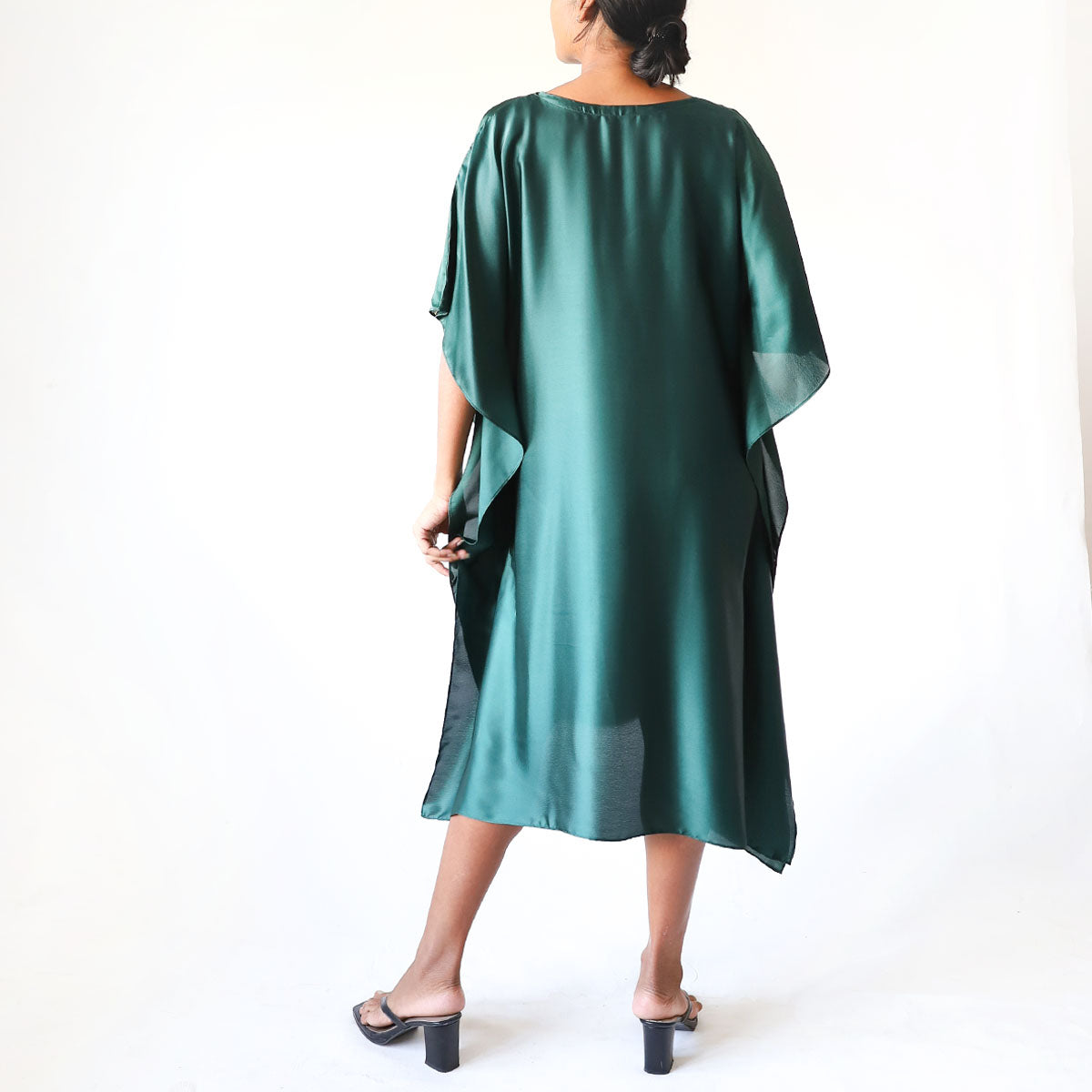 Green Sunrise Batik Kaftan