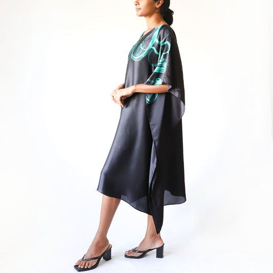 Peach Cloud Batik Kaftan