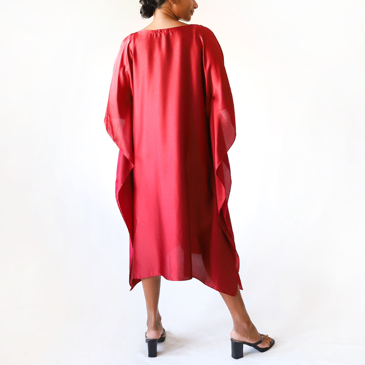 Silver Ember Batik Kaftan