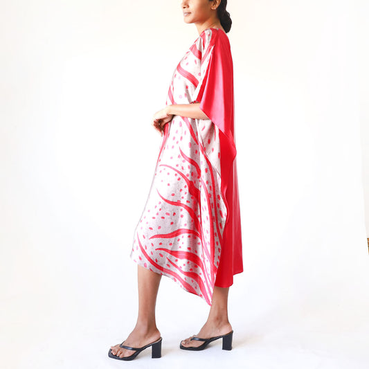 Electric Fusion Batik Kaftan