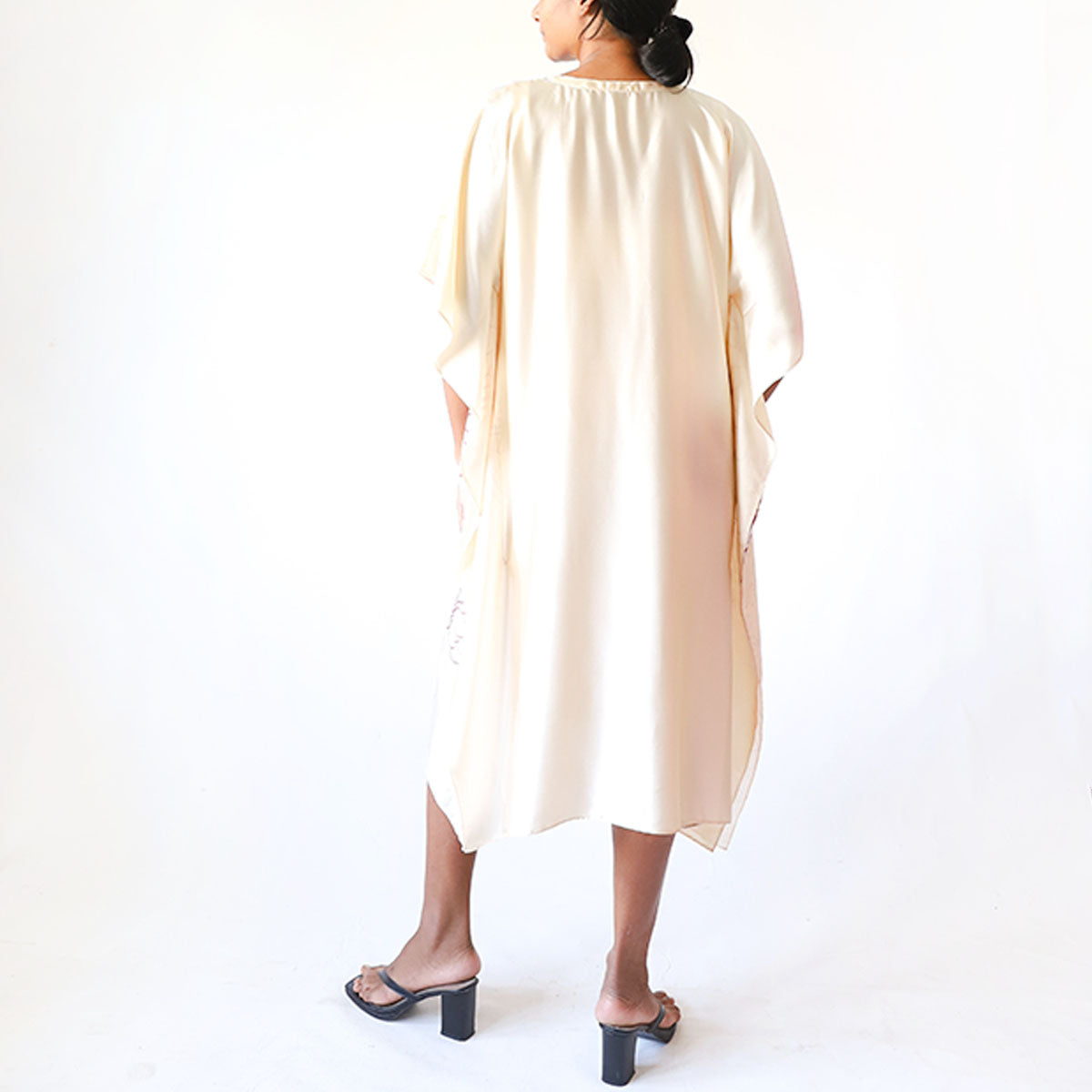 Purple Garden Batik Kaftan