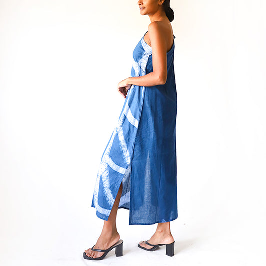 Ocean Brush Batik Dress