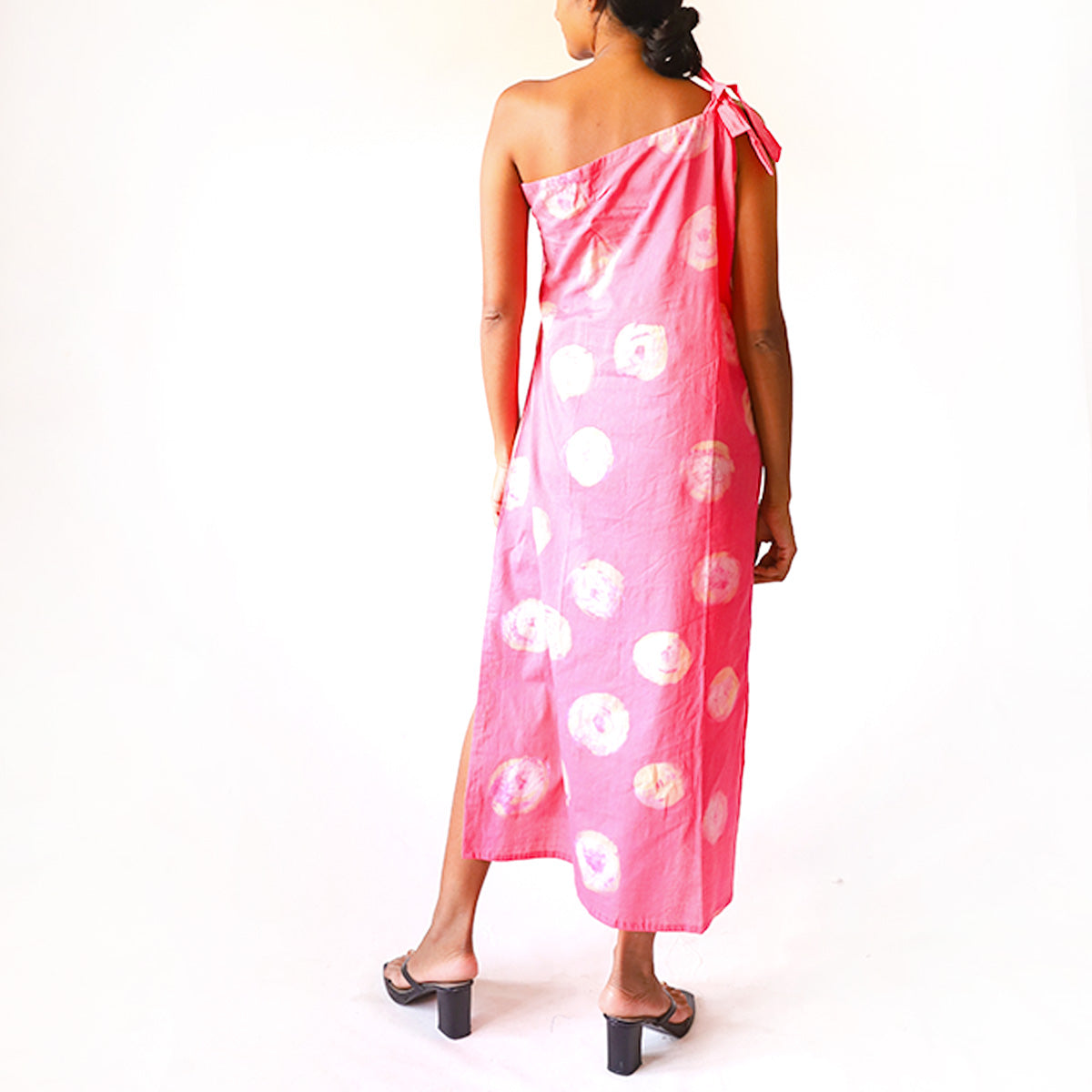 Pink Dot Batik Dress