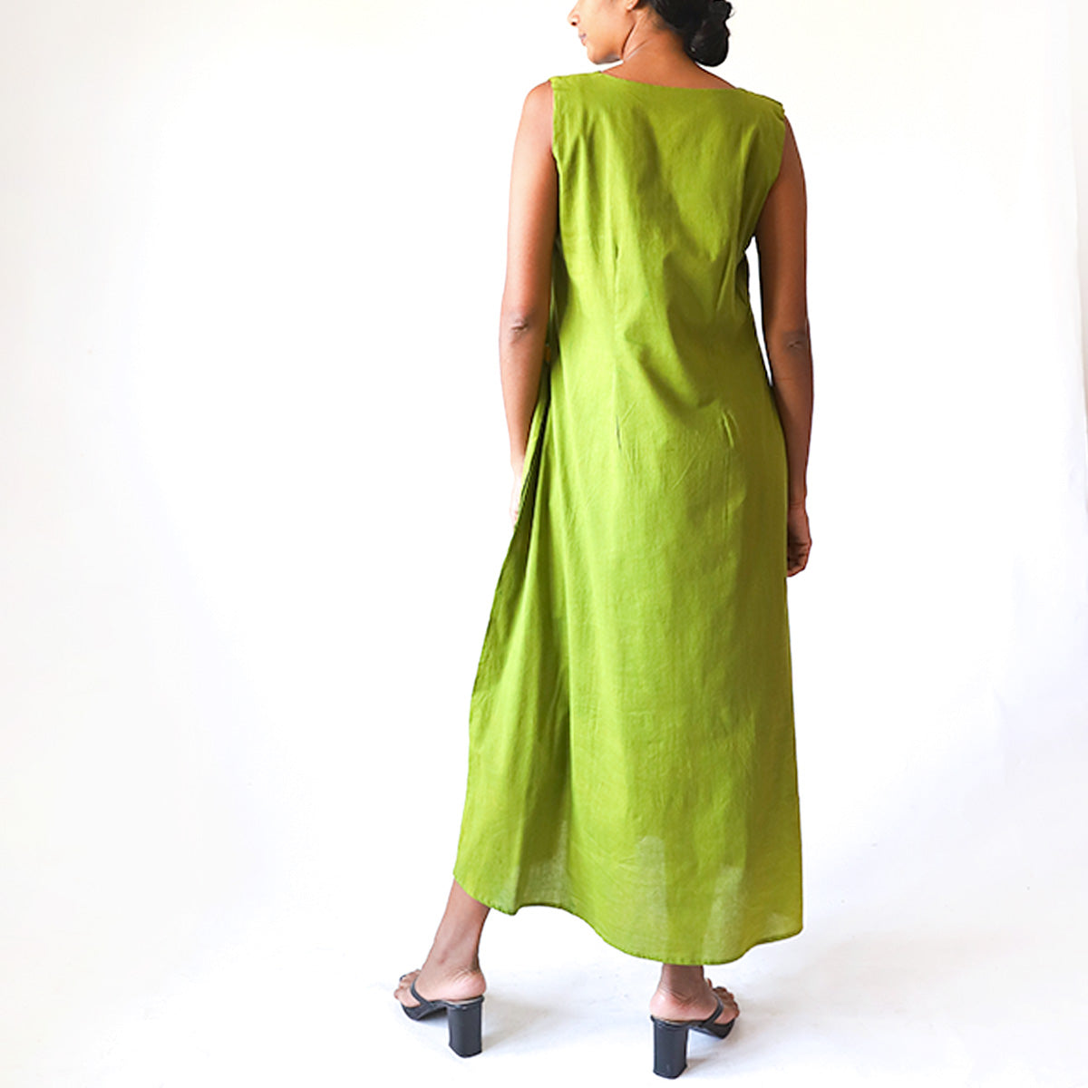 Sage Sunset Batik Dress