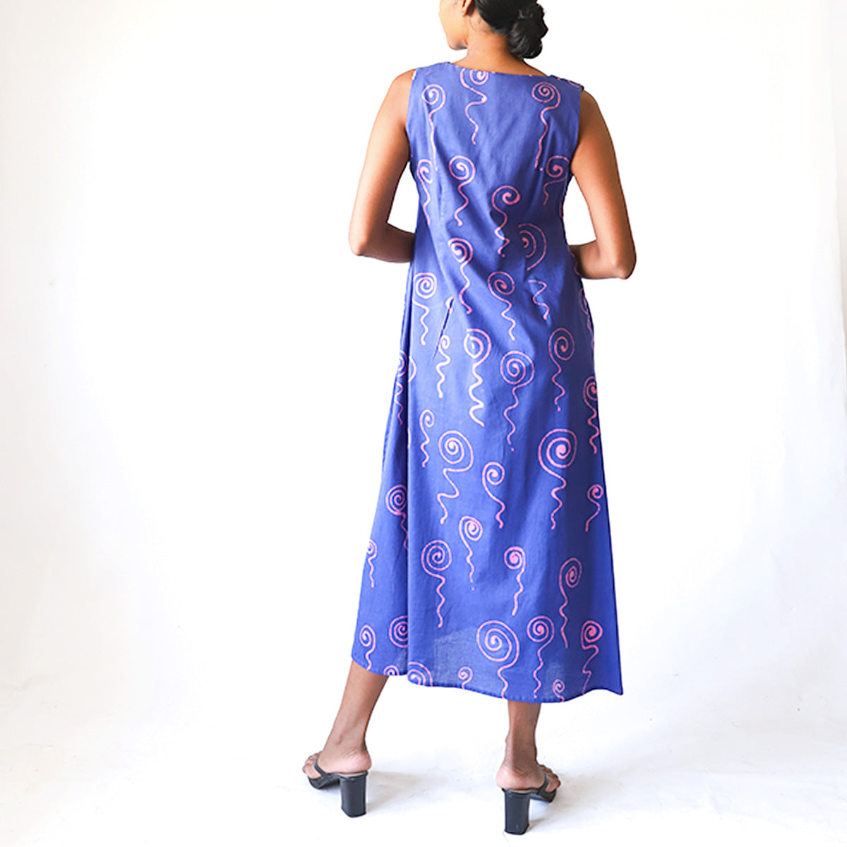 Ocean Swirl Batik Dress