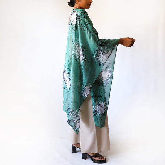 Meadow Splash Batik Shawl