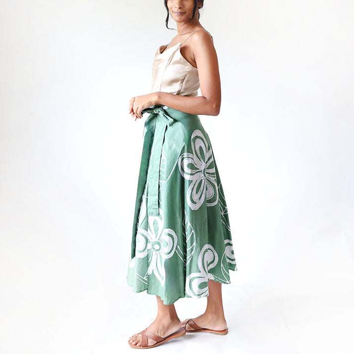 Meadow Bloom Batik Skirt