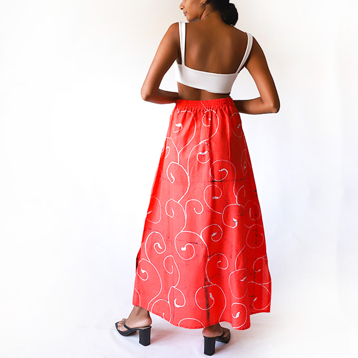 Rose Vine Batik Skirt