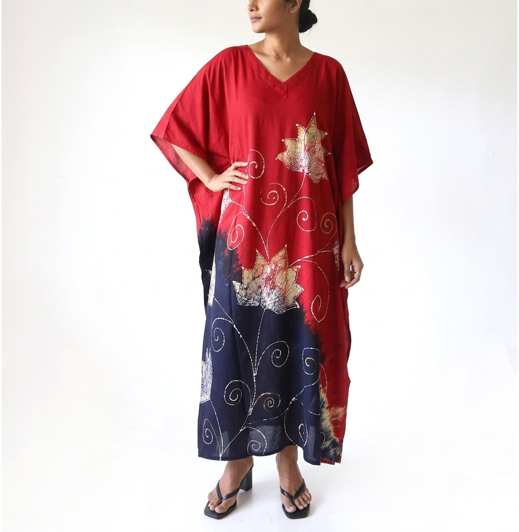 Autumn Ember Batik Kaftan