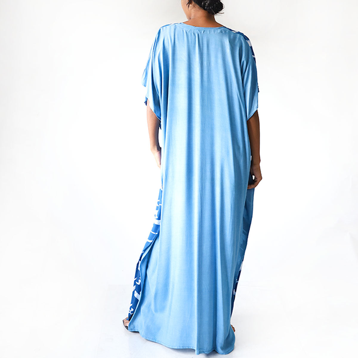 Thunder Blue Batik Kaftan