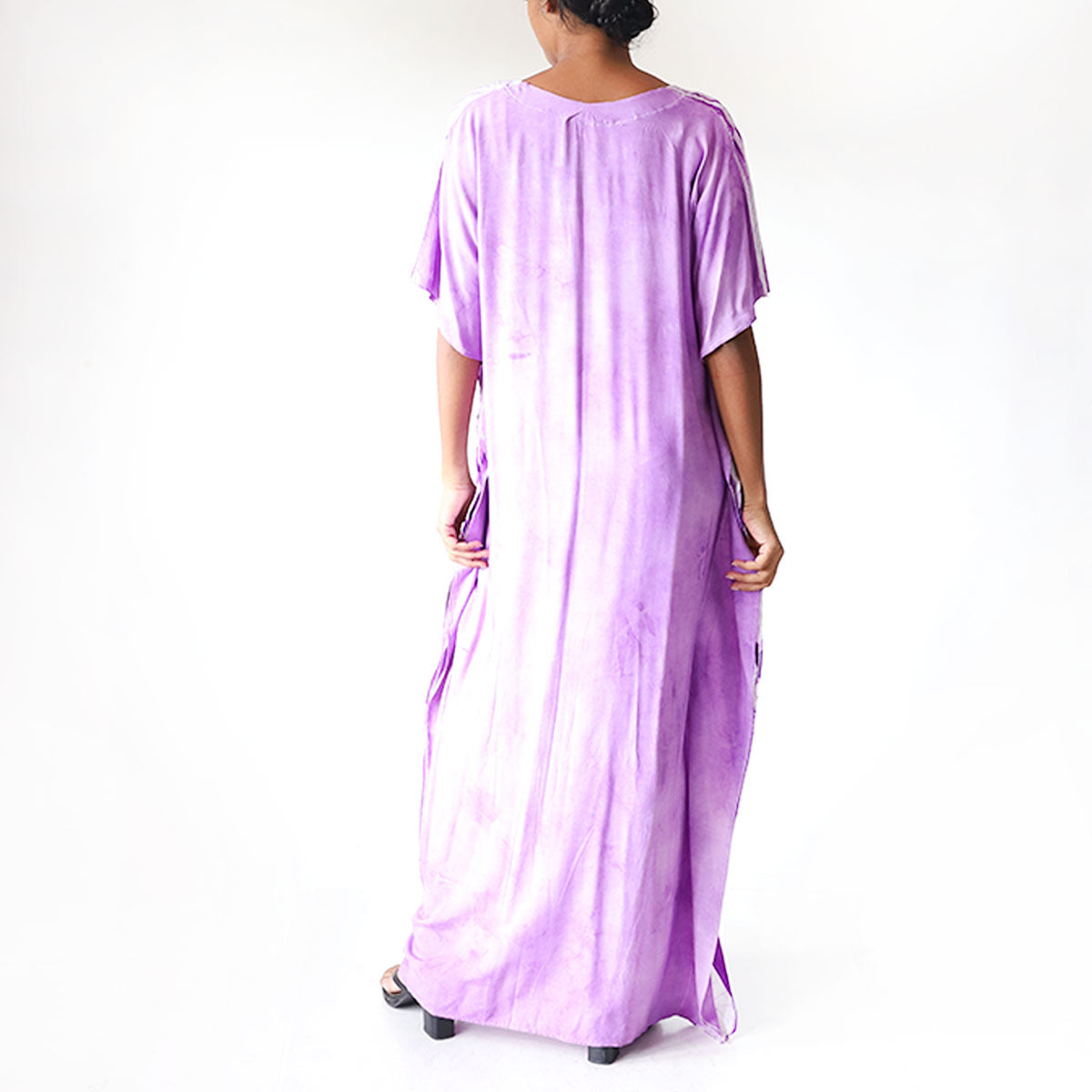 Amethyst Stripe Batik Kaftan