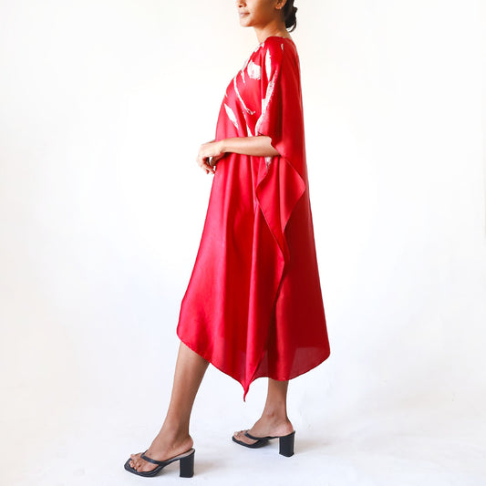 Salmon Pearl Batik Kaftan