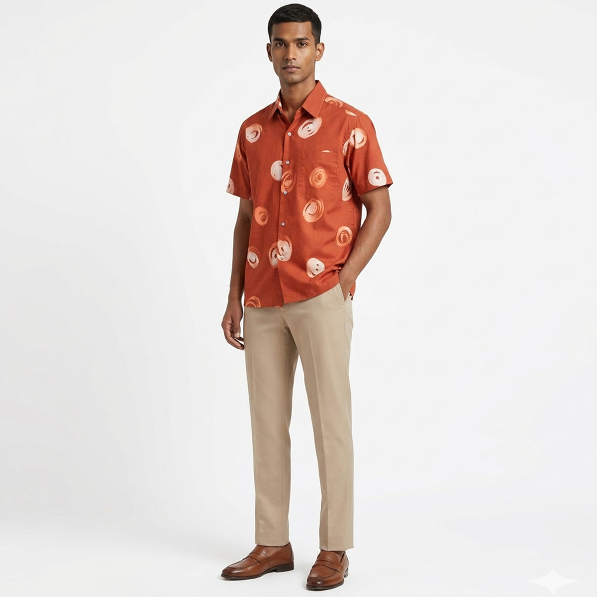 Citrus Halo batik shirtBatik Shirt