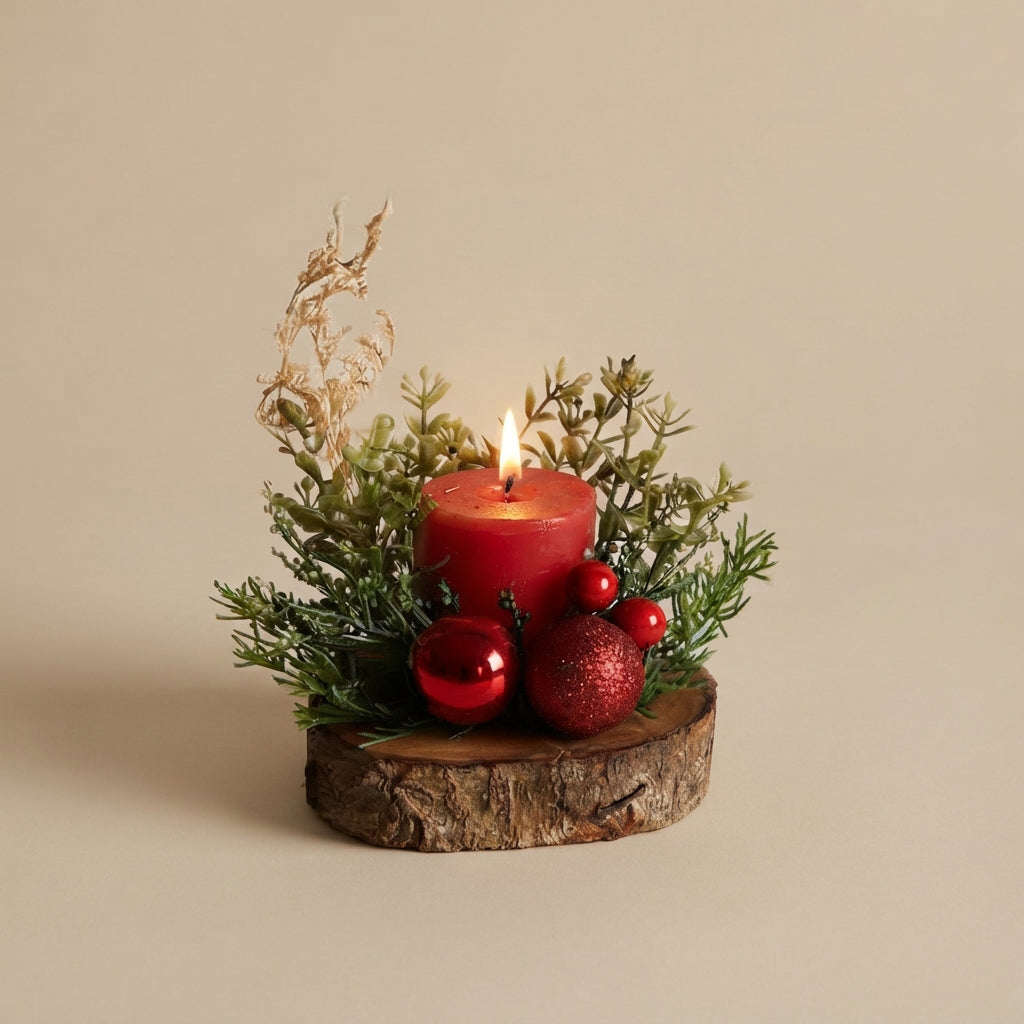 Festive Frost Glow Centre Piece
