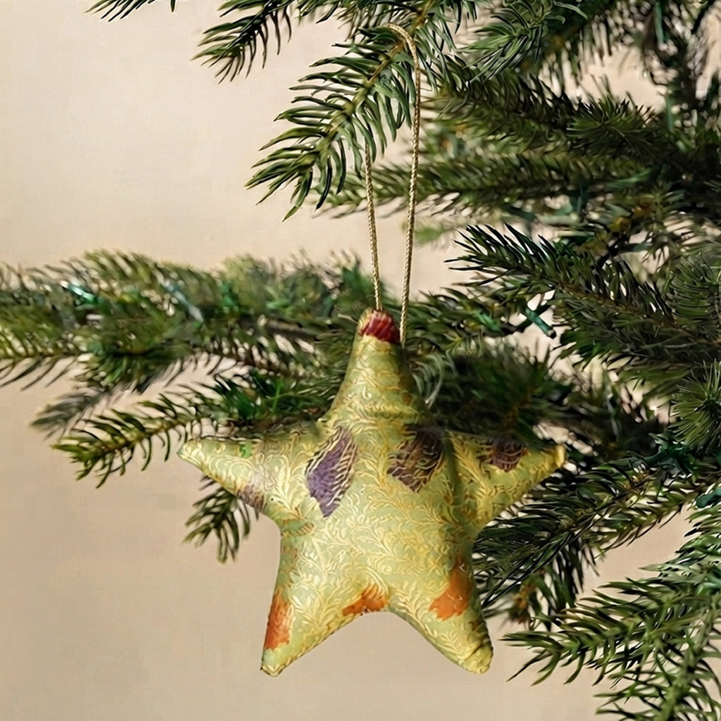 Lime Star Ornament