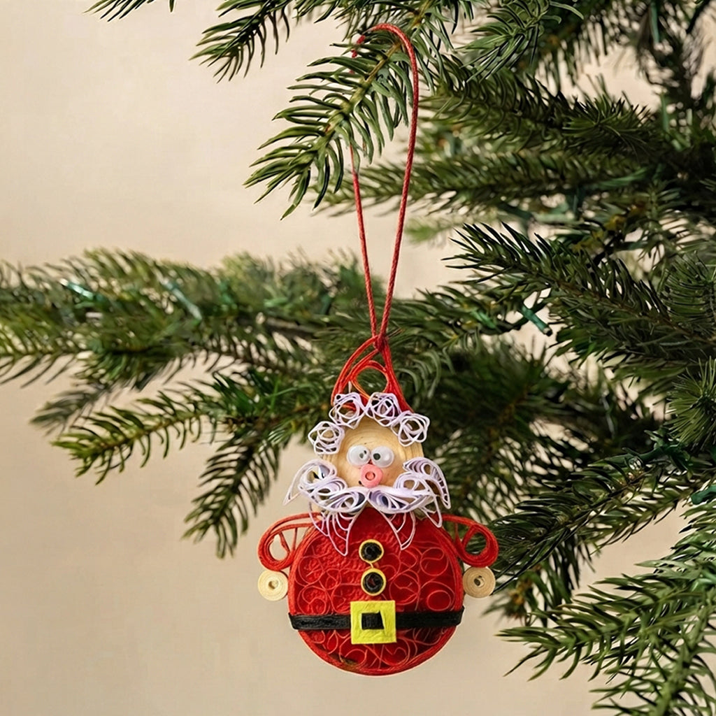 Jolly Santa Tree Ornament