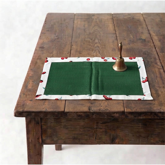 Christmas Cheer Reversible Placemat Set