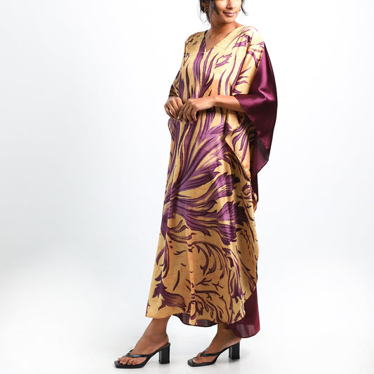 Majesty Silk Batik Kaftan