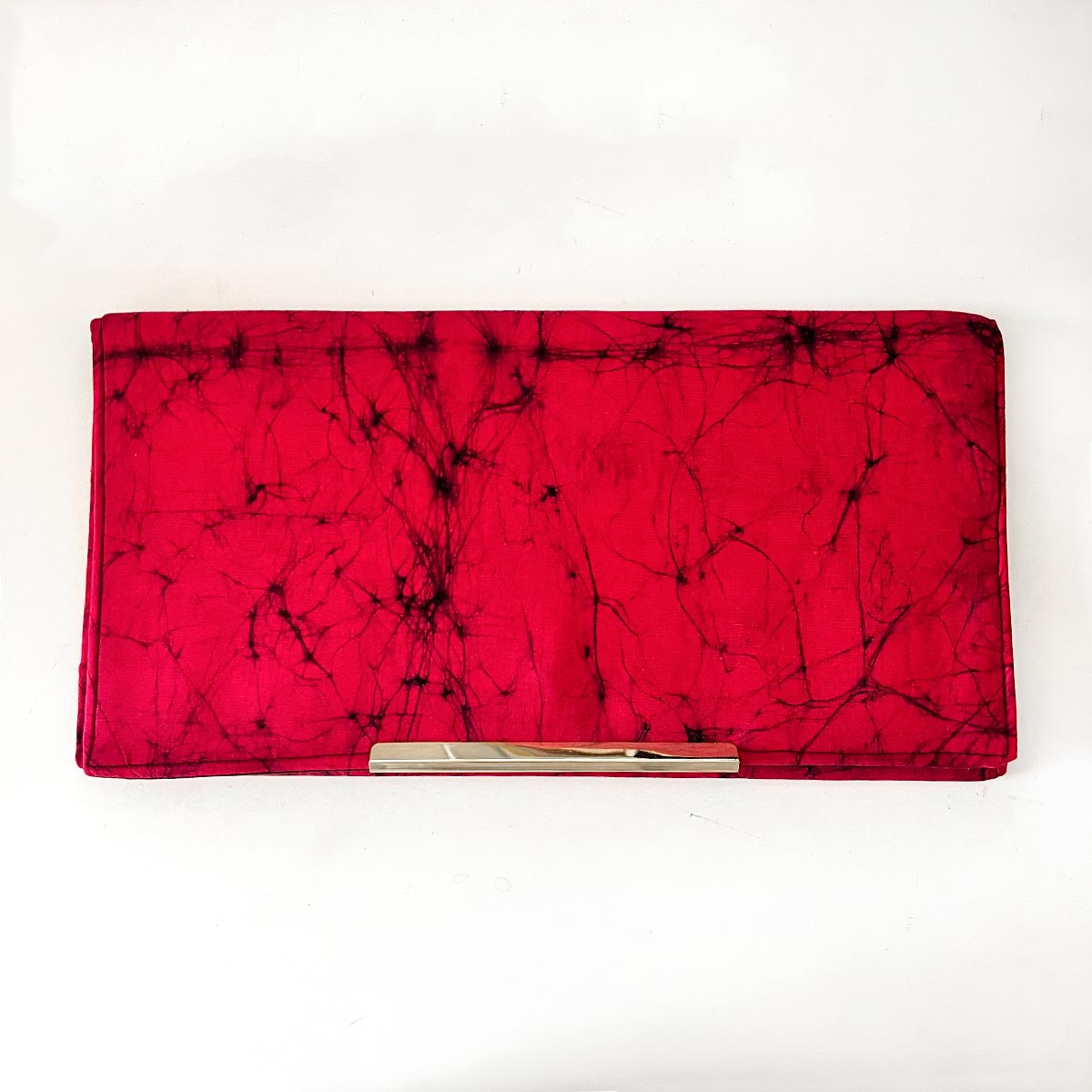 Classic Fuschia Batik Clutch
