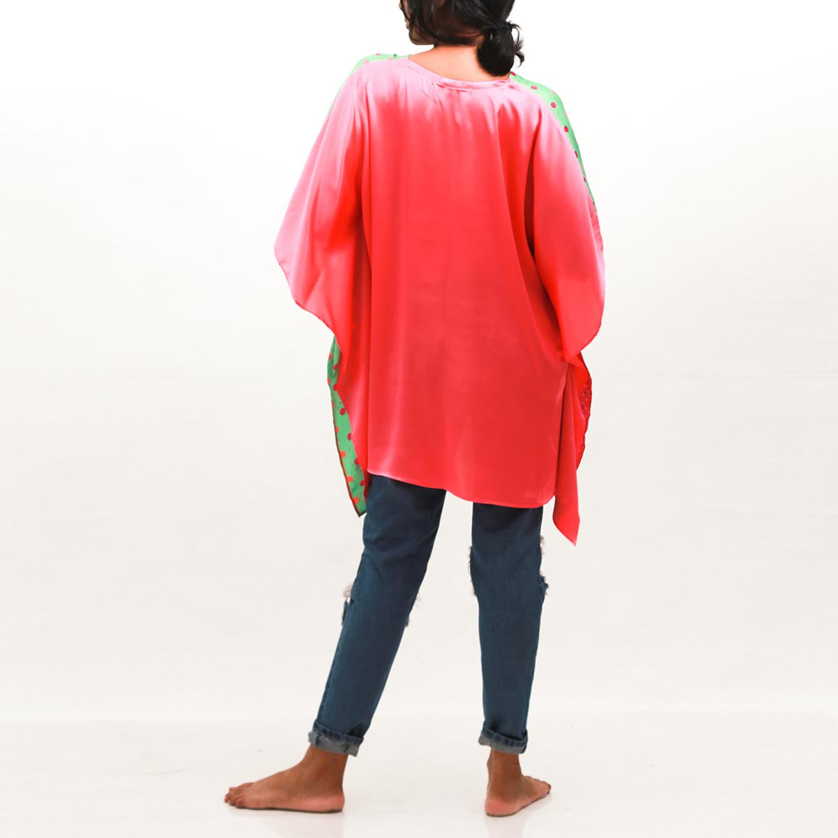 Polka Dotted Batik Top