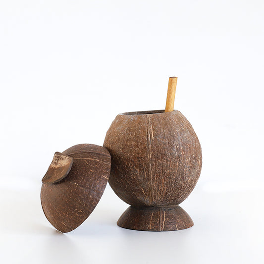 Coconut Shell Salt Holder