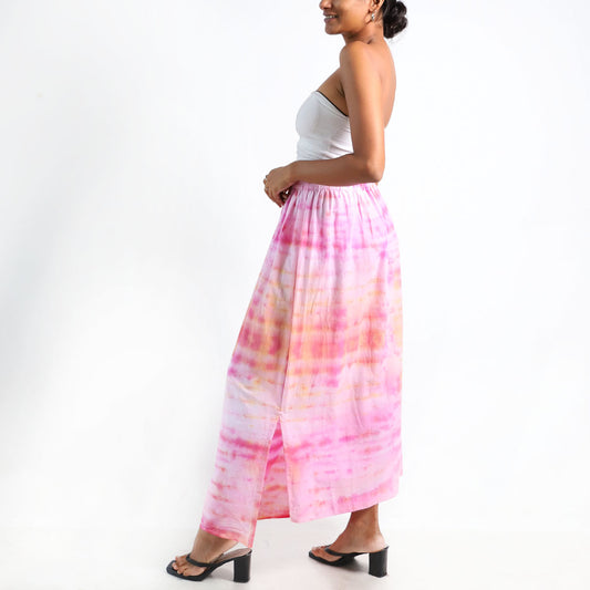 Sunset Vibes Tie-Dye Skirt
