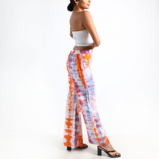 Tropical Hues Tie-Dye Pants