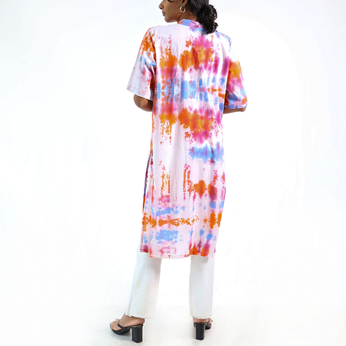 Kaleidoscope Tie-Dye Kurtha