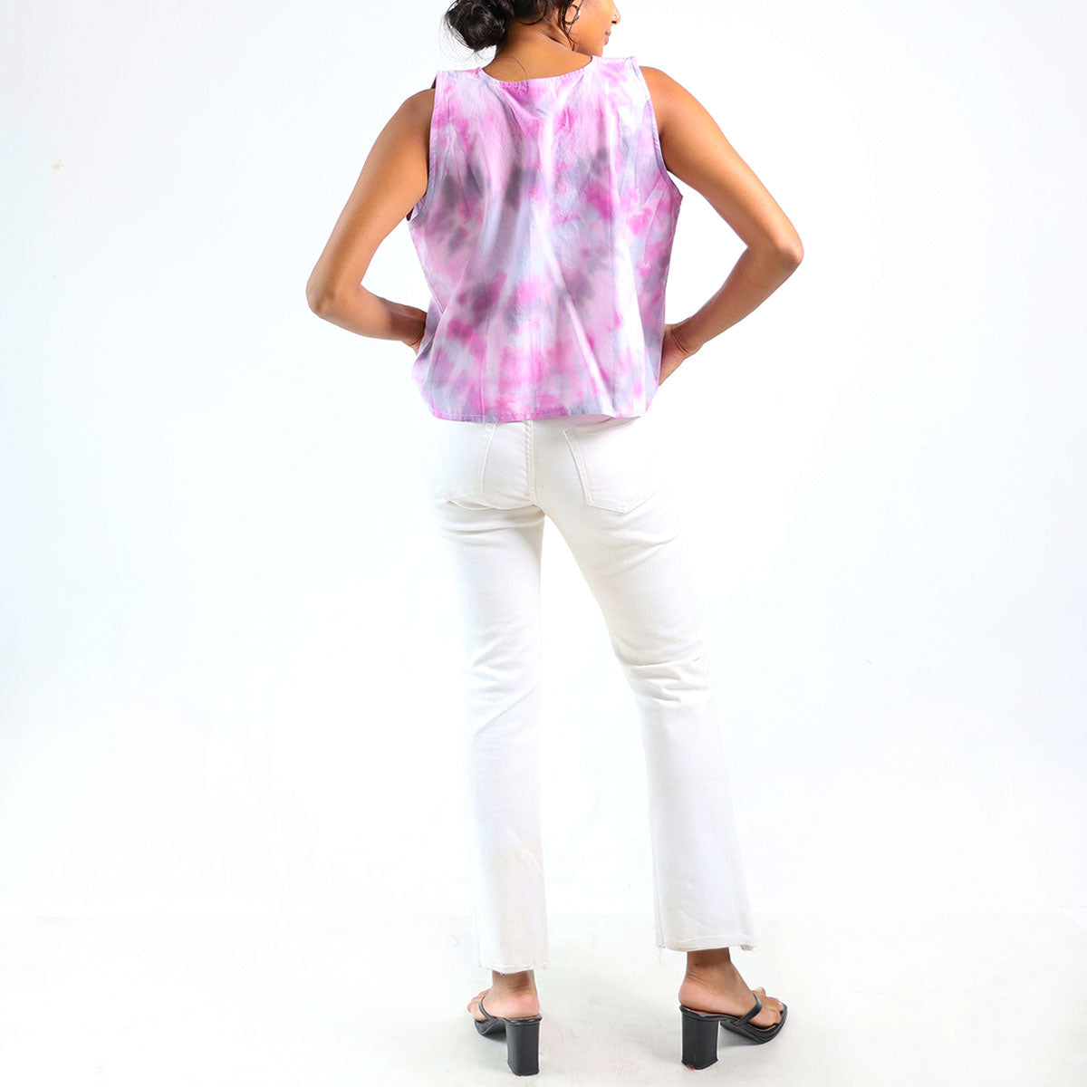 Blush Glow Tie-Dye Top