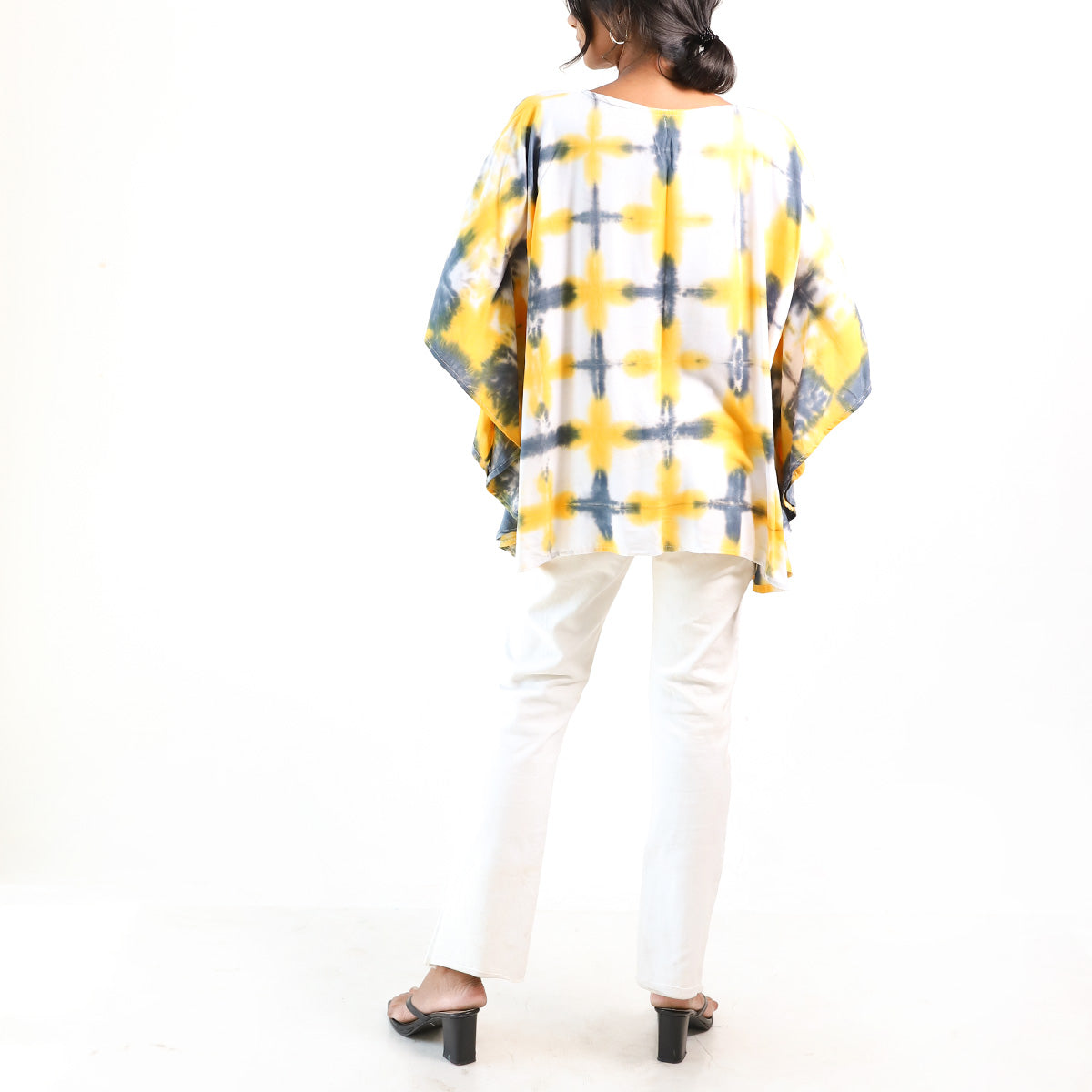 Golden Mist Poncho Top