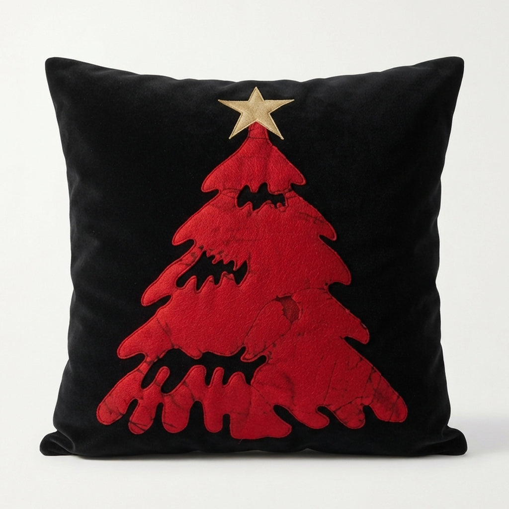 X Mas Tree Cushion Cover