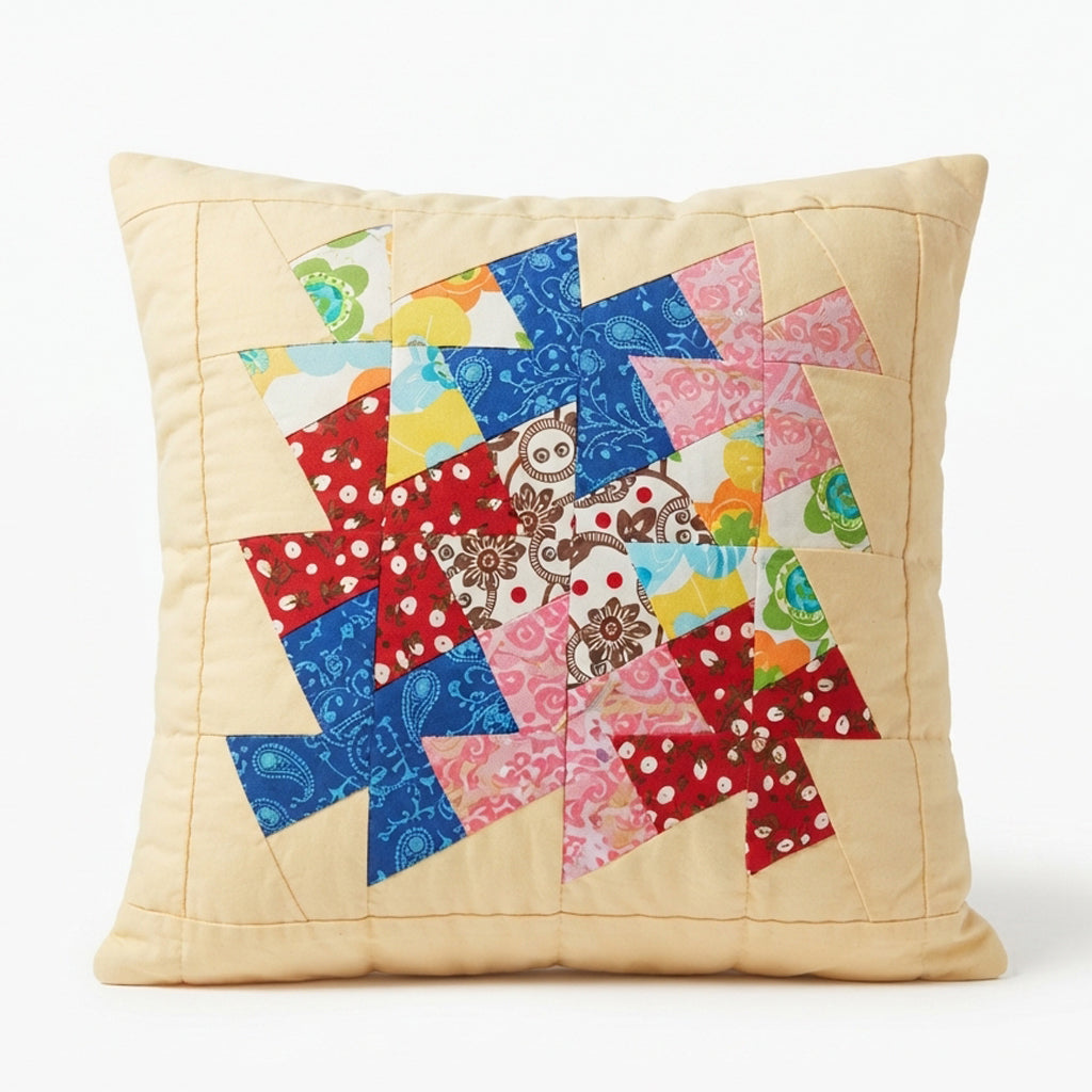 Tenica Twister Patchwork Cushion Cover