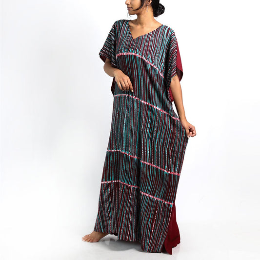 Peppermint Batik Kaftan