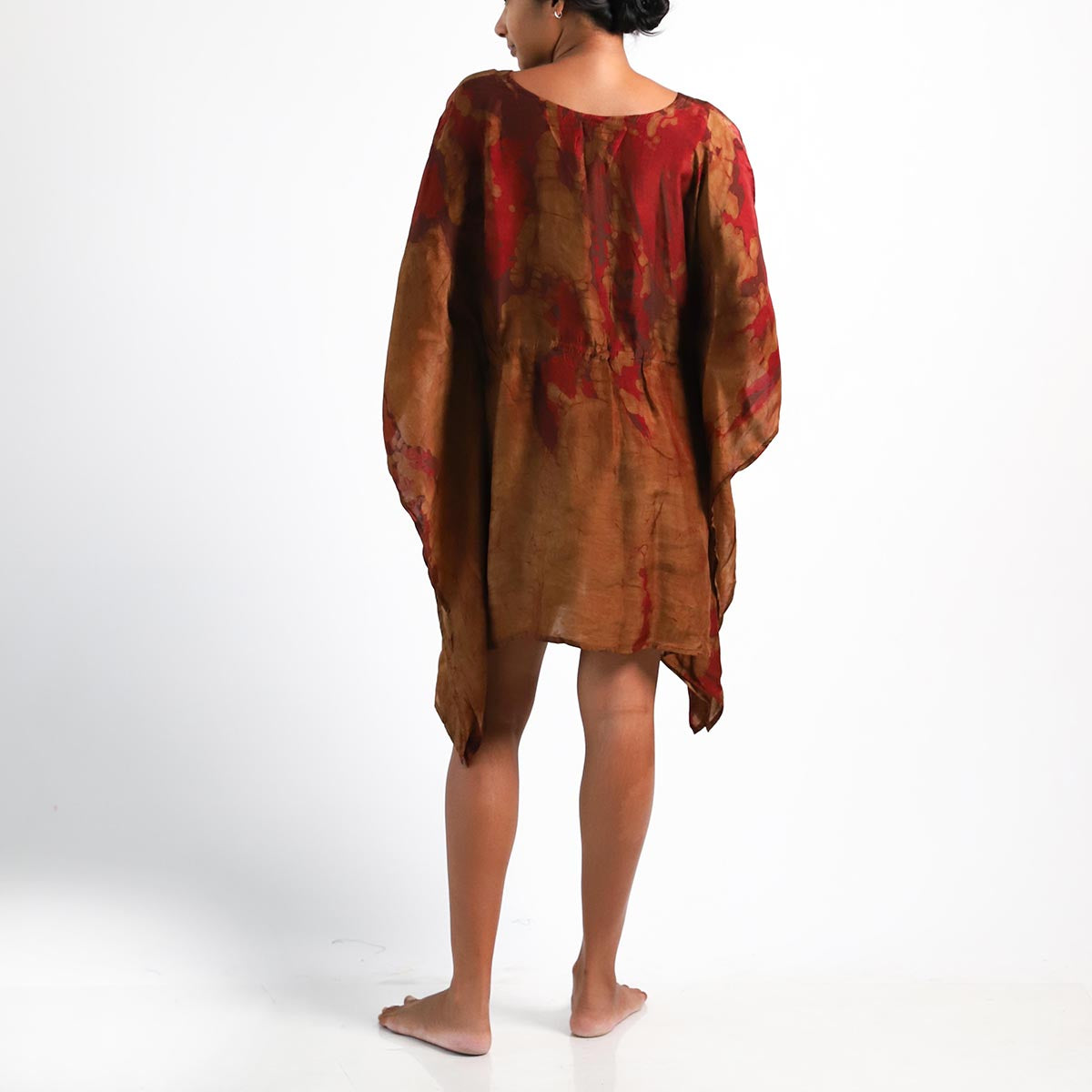 Ruby Silk Kaftan
