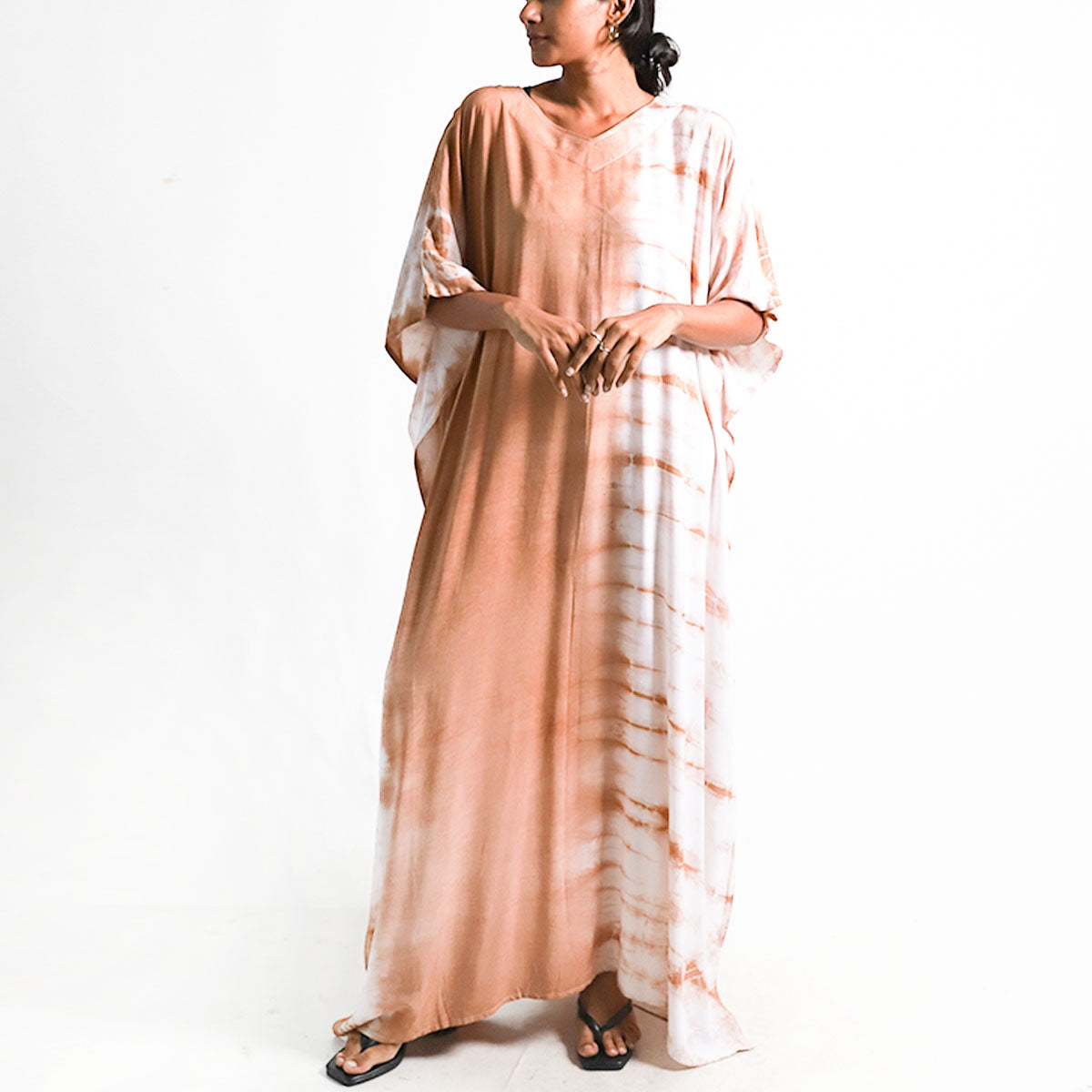 Cloudy Aqua tye Kaftan