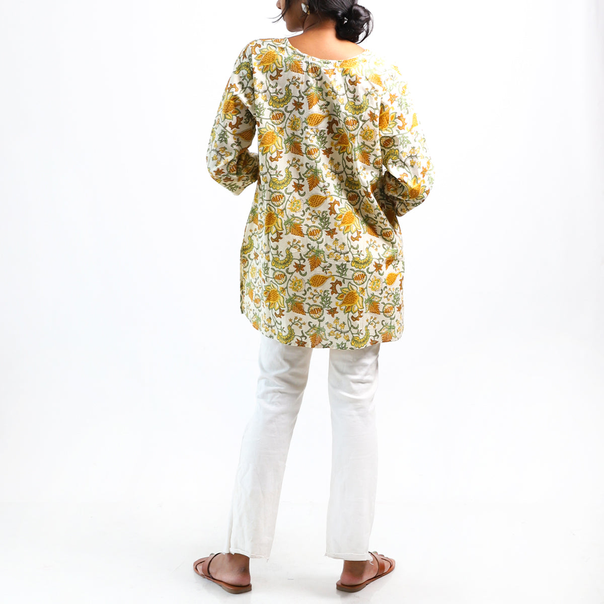 Secret Garden Block Printed Top