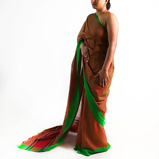 Citrus Charm Handloom Saree