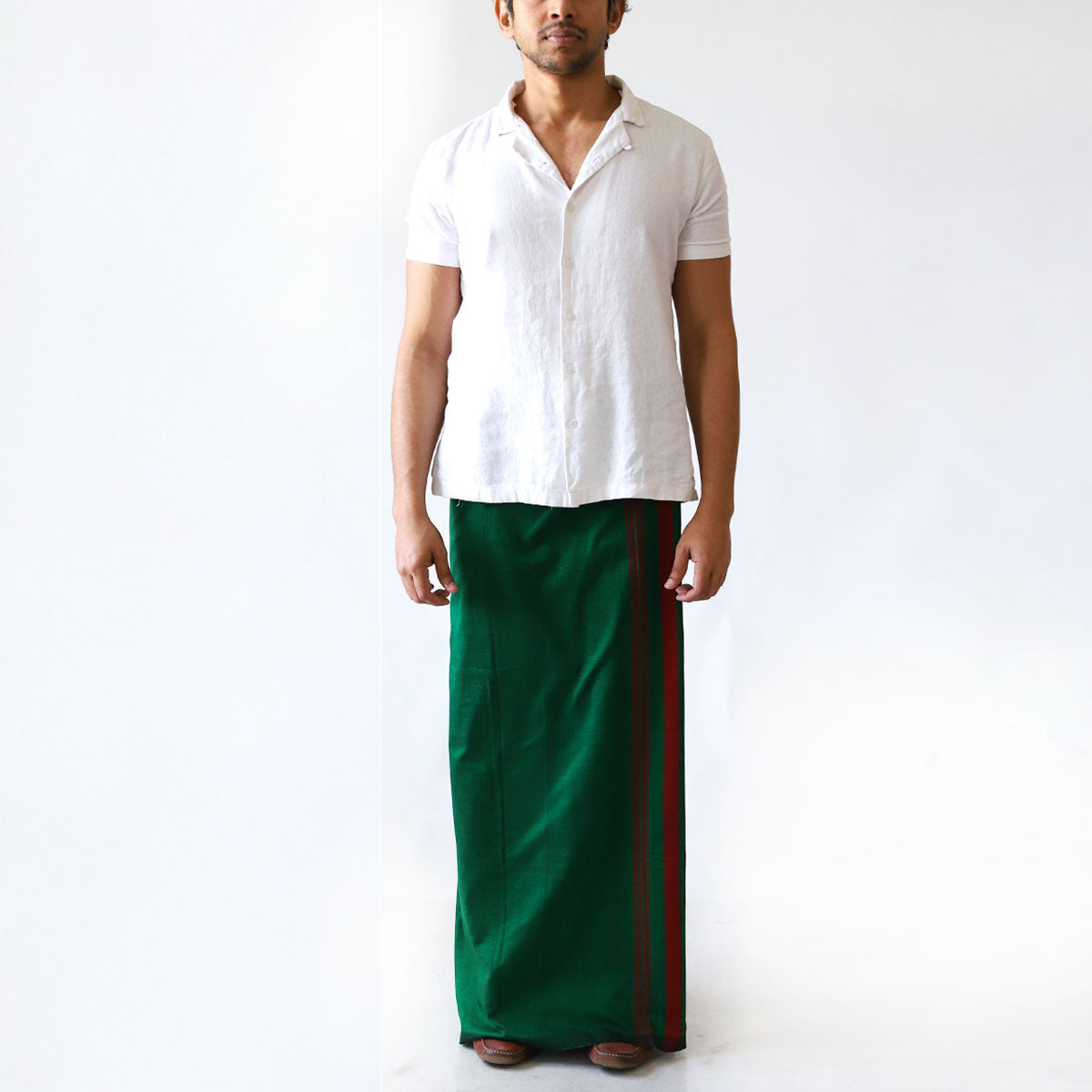 Red & Green Handloom Sarong