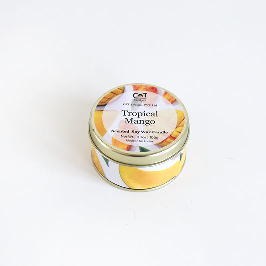 Tropical Mango Tin Candle