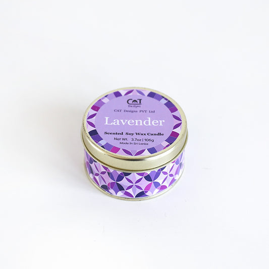Lavender Tin Candle