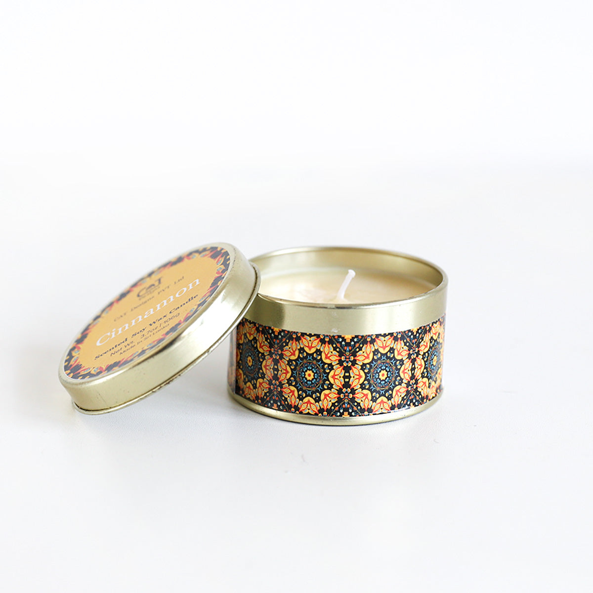Cinnamon Tin Candle