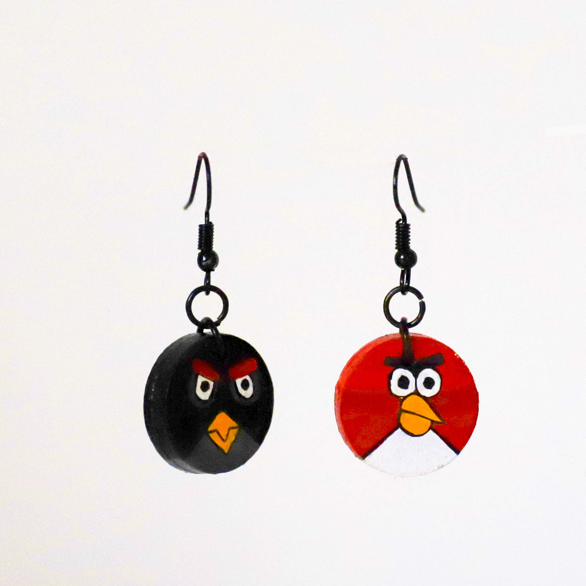 Angry Birds Wooden Earring
