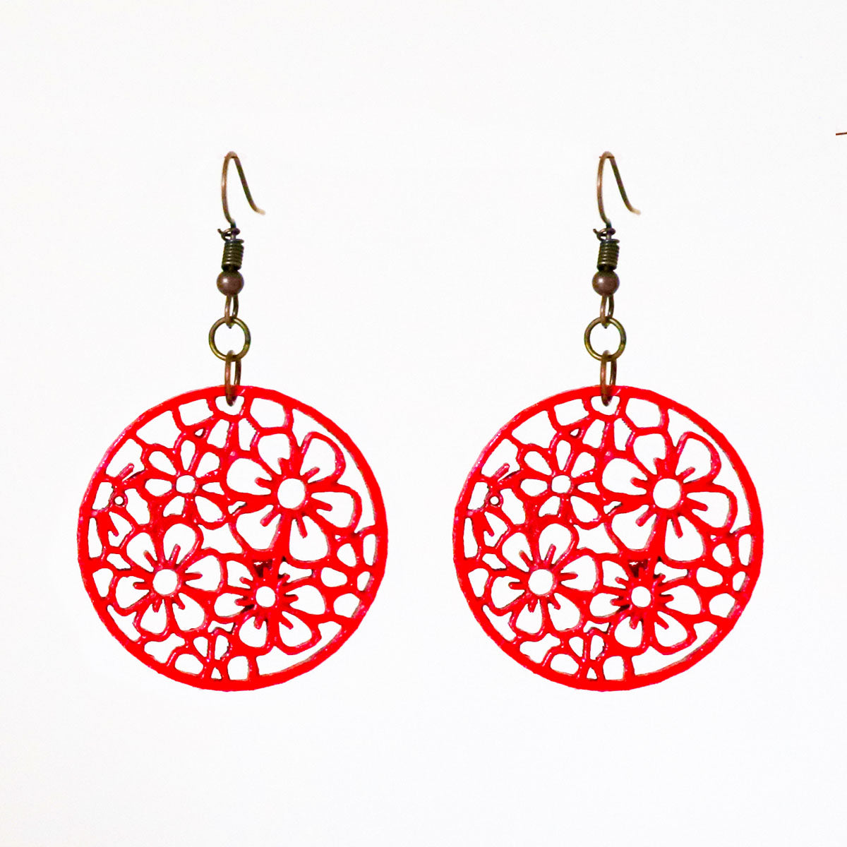 Floral Dreams Wooden Earring