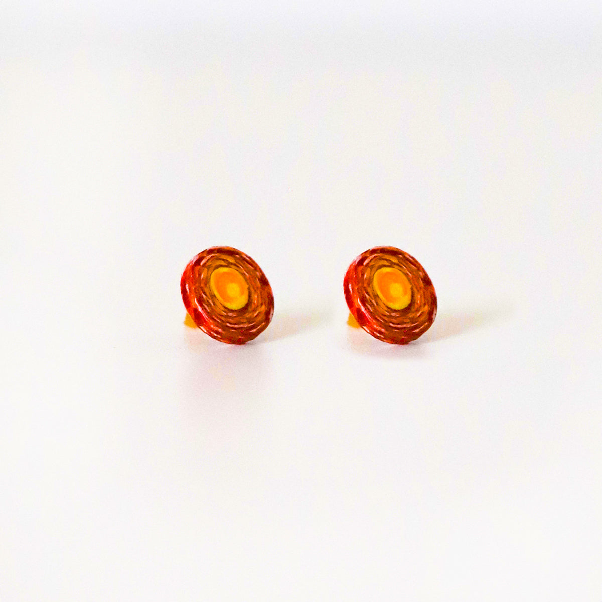 Crimson Gogh Earrings