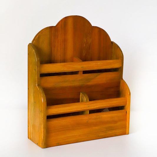 Wooden Letter Rack