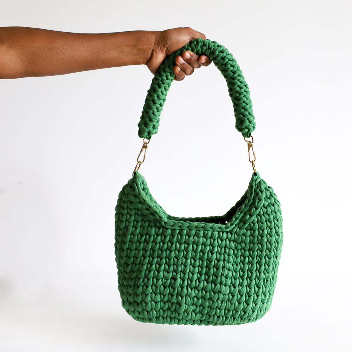 Sage Crotchet Shoulder Bag
