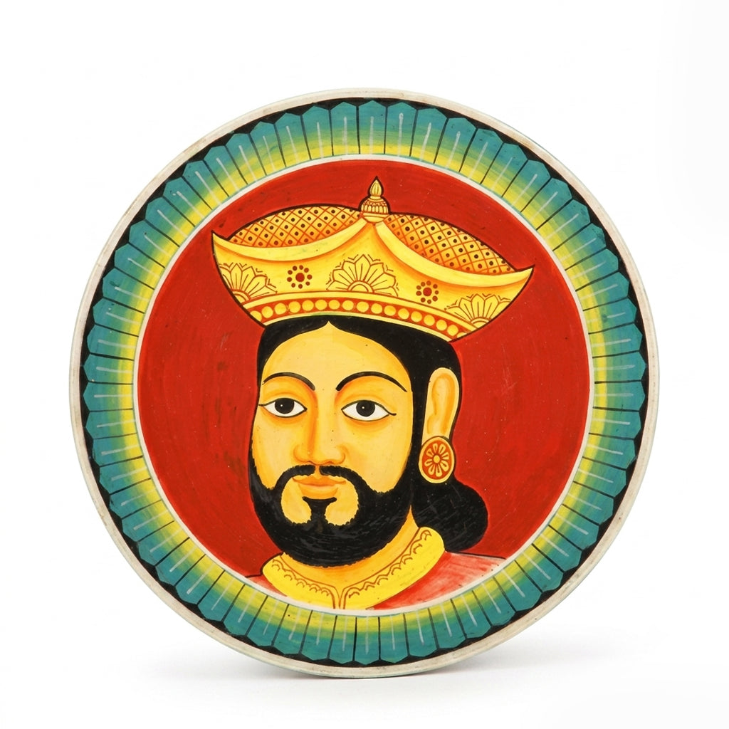 King Of The Past Decorative Wooden Plate