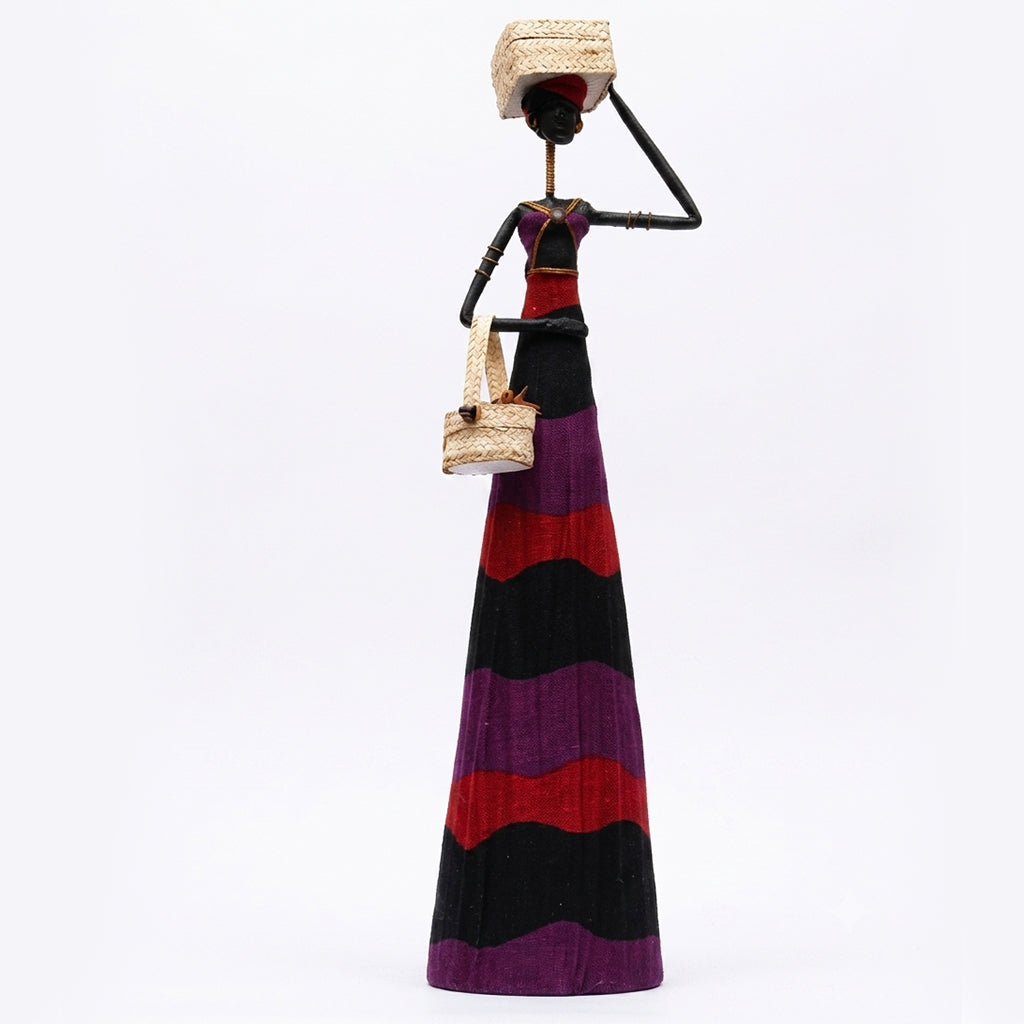 Flowy Dress Paper Figurine